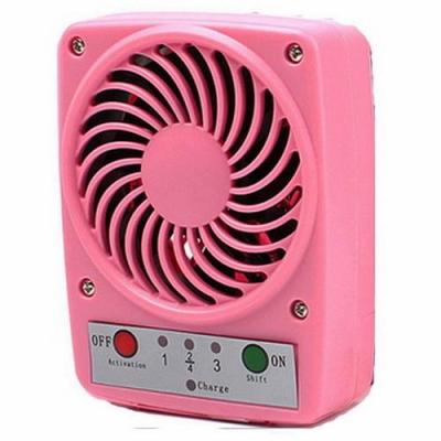 Dbest Portable Rechargeable Fan - Kipas Angin Baterai dan Charger - Pink