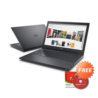 Dell Inspiron 14 3443 Black Notebook [Ci7-5500U/4GB/500GB/nVidia 2GB/Linux] + TrendMicro Internet Security