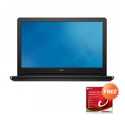 Dell Inspiron 5458 Hitam Notebook [Ci3-5005U/ 4 GB/500 GB/ nVidia 2 GB/Ubuntu] + TrendMicro Internet Security Software