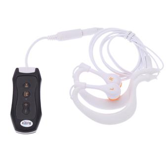 Digital 4GB Clip-on Waterproof IPX8 Mp3 Player FM Radio Swimming Diving Sports Stereo Sound with Earphone (Intl)  