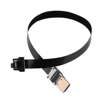 ELENXS Mini New Airplane Aircraft Super Soft HDMI Cable to Micro HDMI For Gopro Photography (Intl)  