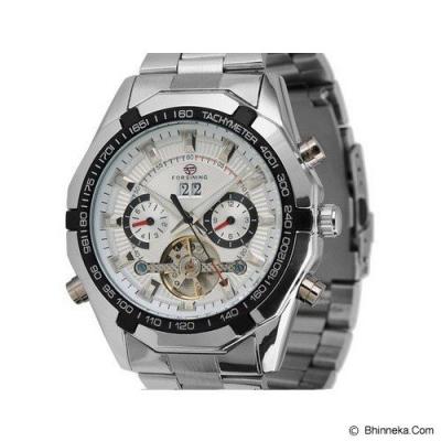 ESS Luxury Men Stainless Steel Automatic Mechanical Watch [WM304] - Silver