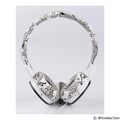 EXCLUSIVE IMPORTS Snug Fit Headphones Floral [EP05B B01050000209501] - White