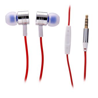 Earphone with Mic for Samsung (Silver)  