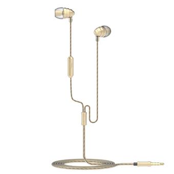 Earphones, Earbuds Uiisii Us90 Noise Isolating In-ear Headphones with Microphone (Gold) (Intl)  