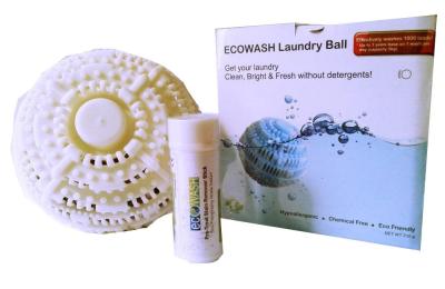 Ecowash (Bola Pencuci Pengganti Detergent) + 1pcs Ecostik Stain Remover