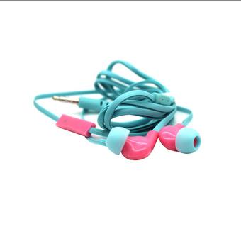 Elenxs 3.5mm In-ear Stereo Earbuds Headphone Earphone Headset With MIC for iphone pink (Intl)  