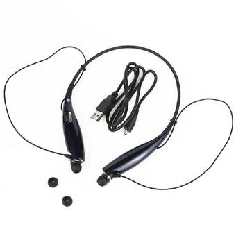 Elenxs Auricolare Bluetooth senza fili stereo Cuffie MP3 Music for Samsung iPhone LG black (Intl)  