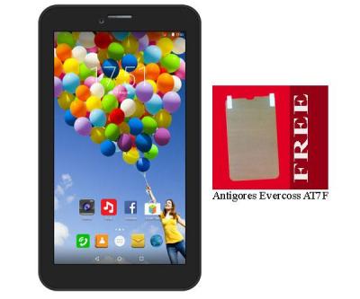 Evercoss AT7F Winner Tab S3 - 8GB - Hitam + Gratis Antigores
