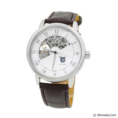 FASHION STREET Exclusive Imports Mechanical Silver Case Men Dial Stainless Steel Watch [638979] - White