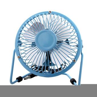 FHF002 Desktop Mini Cartoon Electric Fan (Light Blue) (Intl)  