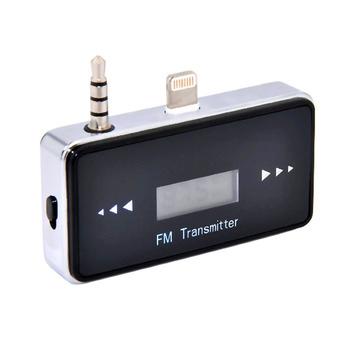 FM Transmitter 3.5mm Jack Plug Handsfree for iPhone 5/5s/5c - Hitam  