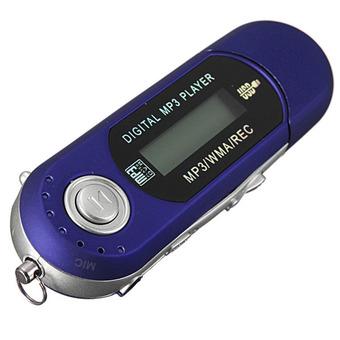 FSH 2GB USB 2.0 Flash Drive LCD Mini MP3 Player with FM Radio And Voice Recorder (Blue) (Intl)  