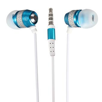 FSH 3.5mm Stereo In-ear Headphones w/ Mic (Blue) (Intl)  