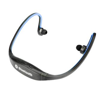 FSH DL-S9 Outdoor Sport Wireless TF-Card Channel Stereo Bluetooth Headset (Blue) (Intl)  