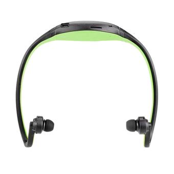 FSH DL-S9 Outdoor Sport Wireless TF-Card Channel Stereo Bluetooth Headset (Green) (Intl)  