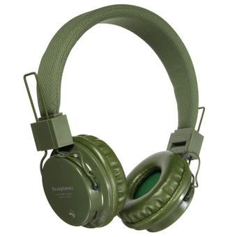 FSH Foldable Wireless Stereo Bluetooth Headset (Deep Green) (Intl)  