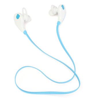 FSH QCY QY7 Sports Bluetooth Headset (Blue + White) (Intl)  