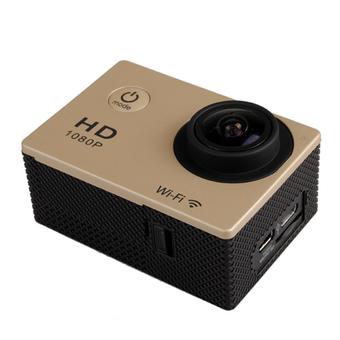 FSH SJ4000 W8 12MP HD 1080P WiFi Helmet Sport Mini DV Waterproof Camera with Battery (Beige) (Intl)  