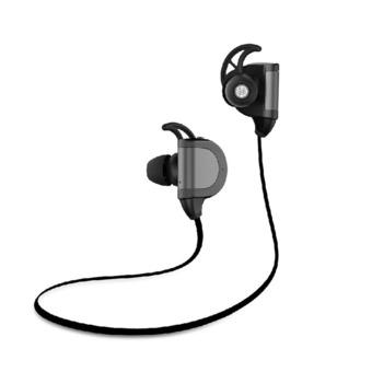 FSH SPORTS HD Stereo Earphone Wireless Bluetooth Headset for iPhone Samsung LG HTC (Black) (Intl)  
