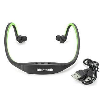 FSH Universal Wireless Bluetooth Headset (Black/Green) (Intl)  