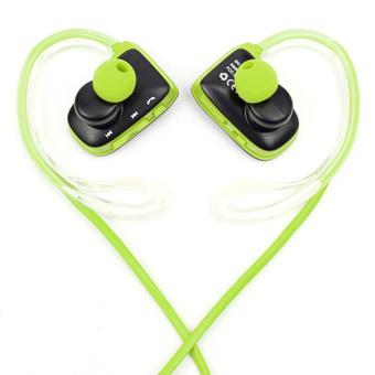 FSH Wireless Bluetooth V4.0 Noise Cancellation Sports Headphone for iPhone SAMSUNG (Green) (Intl)  