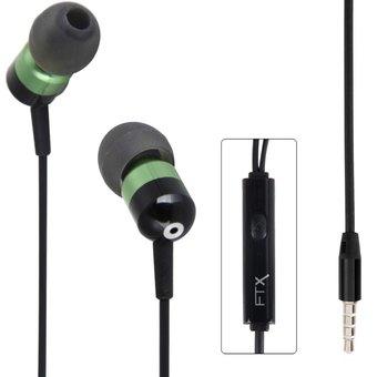 FTX F803 1.2M In Ear Headset with Mic Perfect Sound Earphone Good Sound Insulation (Green) (Intl)  