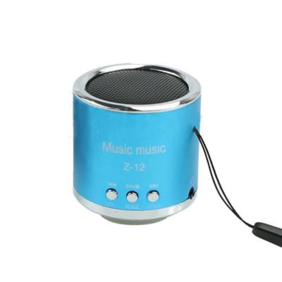 Fang Fang Mini Bluetooth Speaker FM Radio USB Micro SD TF Card MP3 Player Blue