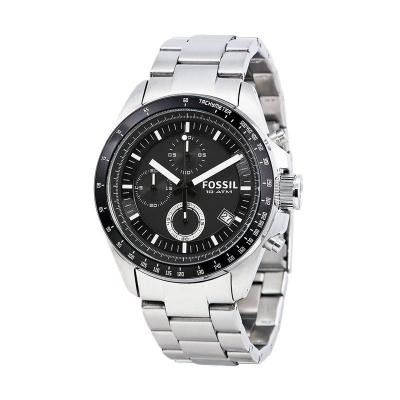 Fossil Jam Tangan Pria - Hitam - Strap Stainless Steel - CH2600