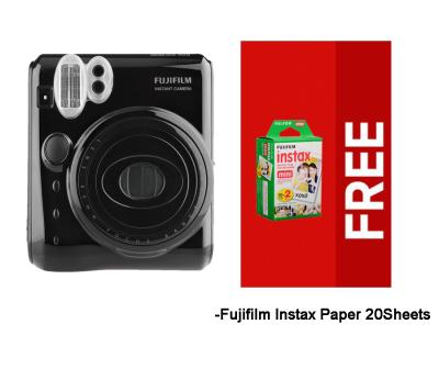 Fujifilm Instax Mini 50S Black Kamera Instax (Instax + Paper20)