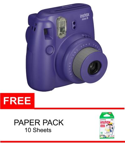 Fujifilm Instax Mini 8 Grape Kamera Instax + Paper Pack