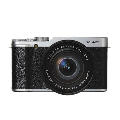 Fujifilm X-A2 16MP with XC16-50mm F3.5-5.6 OIS Silver Kamera Mirrorless