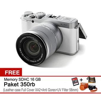Fujifilm X-A2 XA2 Kit 16 50mm F.35 PUTIH_Free Memory SDHC 16 GB+Paket 350rb  