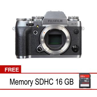 Fujifilm X-T1 XT1 Graphite - Silver - Body Only + Gratis Memory SDHC 16 GB  