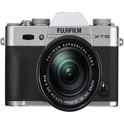 Fujifilm X-T10 Kit XC16-50mm f3.5-5.6 OIS Silver Kamera Mirrorless
