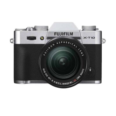 Fujifilm X-T10 Kit XF18-55mm f/2.8-4 R LM OIS Silver Kamera Mirrorless