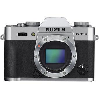 Fujifilm X-T10 Mirrorless Digital Camera Body (Silver)  