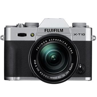 Fujifilm X-T10 Mirrorless Digital Camera with 16-50mm Lens (Silver) (Intl)  