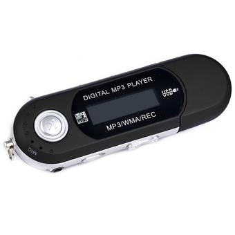 GE USB WMA MP3 Music Player With LCD Screen Earbud For TF Card/Micro SD (Black) (Intl)  