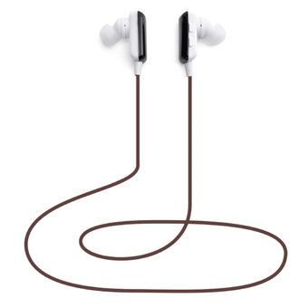 GETEK Wireless Stereo Jogger Running Headphones for iPhone Samsung (White)  