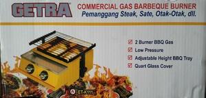 GETRA 2 BURNER BBQ GAS ETK111 PEMANGGANG STEAK, SATE, SOSIS, OTAK-OTAK