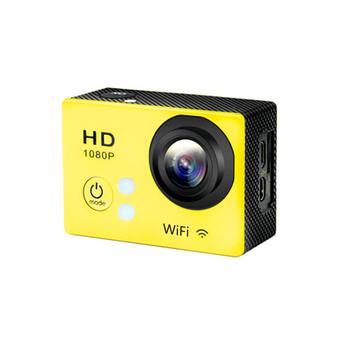 GOLDFOX SJ4000 G2 WiFi IP68 Waterproof 1080P Full HD 2 Inch LCD Car DVR Action Sport DV Digital Video Camera Yellow (Intl)  
