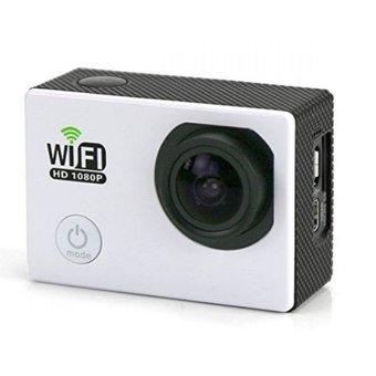 GOLDFOX SJ6000 WiFi Action Camera 12MP Full HD 1080P 2.0" LCD Waterproof Sport DV Silver (Intl)  