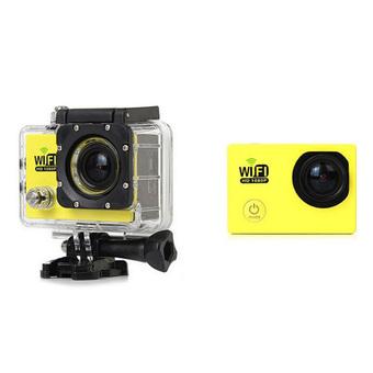 GOLDFOX SJ6000 WiFi Action Camera 12MP Full HD 1080P 2.0" LCD Waterproof Sport DV Yellow (Intl)  