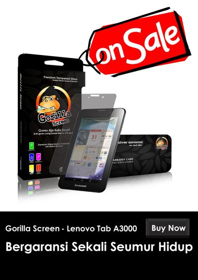 GORILLA Anti Gores Screen Protector for Lenovo TAB A3000
