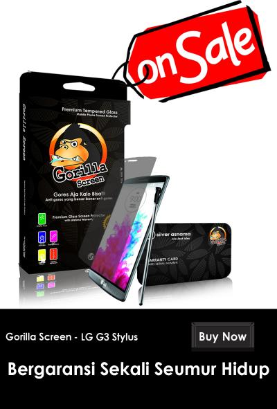 GORILLA GOSCREEN Anti Gores for LG G3 Stylus