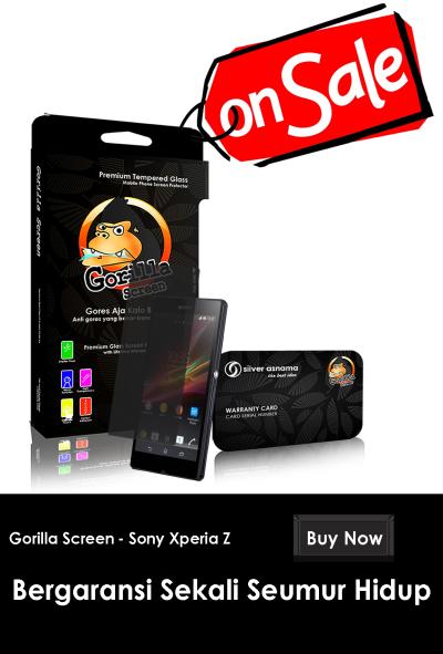 GORILLA GOSCREEN Anti Gores for Sony Xperia Z