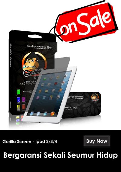 GORILLA GOSCREEN Anti Gores for iPad 2/3/4