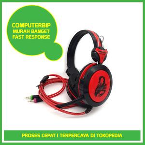 Gaming Headset model Scorpion Keenion 3199 RED Merah