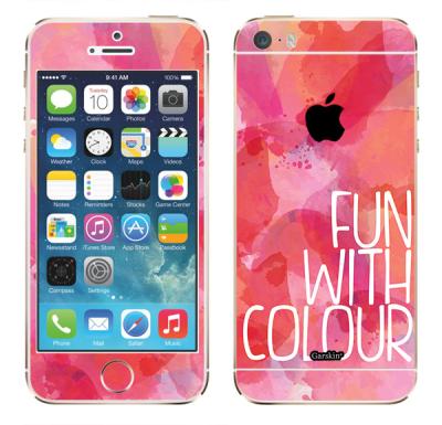 Garskin Fun With Colour Skin Protector for iPhone 5s